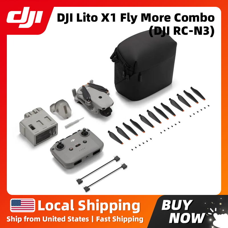 Drone Camera Night Vision - DJI Lito X1 Fly More Combo