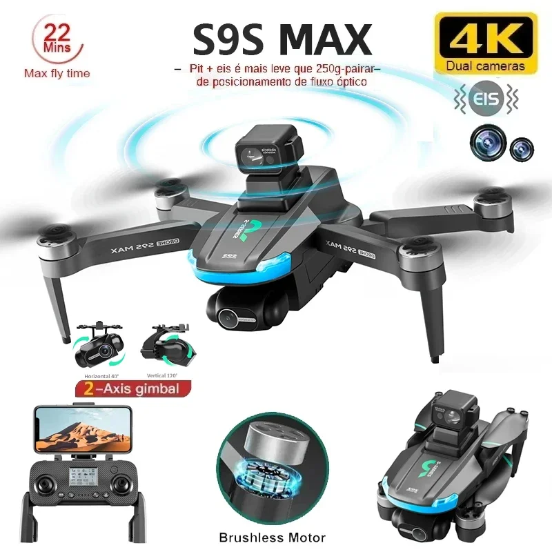 Drone Camera Hd - YENI S9S MAX MINI Drone 4K