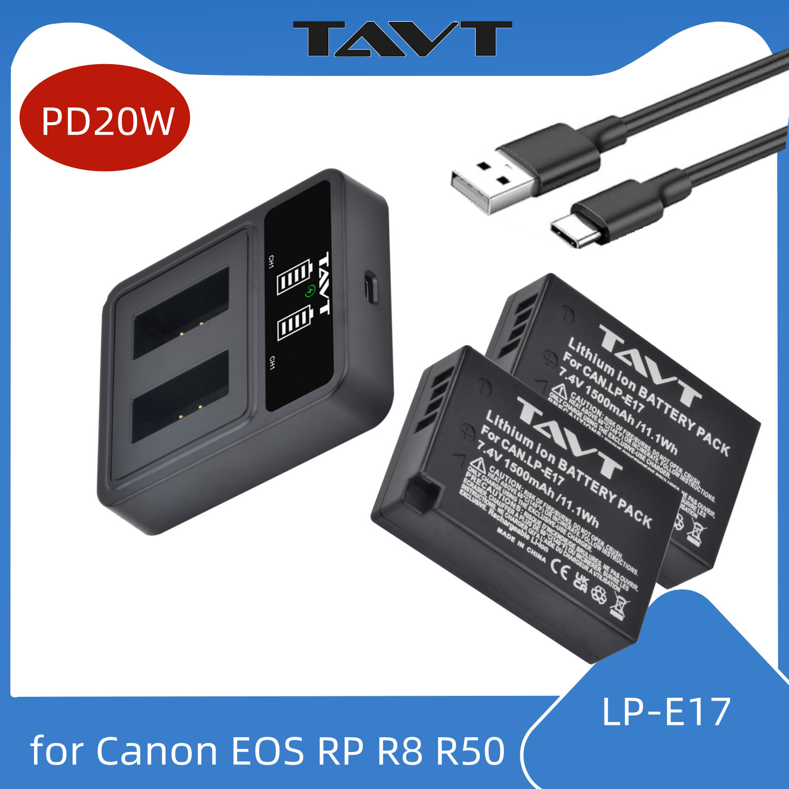 Canon Camera Eos R50 - LP-E17 LPE17 LP E17 Kamera Pili